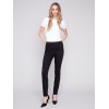 Twill Pull-On Pants - Black