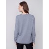 Basic V-Neck Sweater - Gray