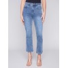 Bootcut Stretch Denim Pants - Medium Blue