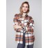 Plaid Flannel Shirt Jacket - Cider