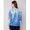 Reversible Printed Sweater - Denim