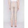 Stretch Pull-On Capri Pants - Greige