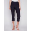 Stretch Pull-On Capri Pants - Navy