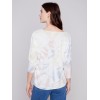 Tie Dye V-Neck Knit Top - Tulip