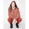 Washed-Out Corduroy Jacket - Cinnamon